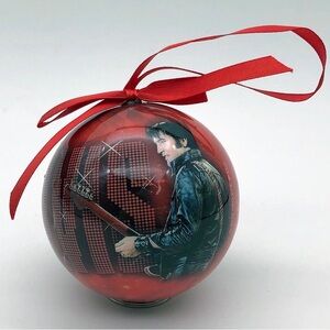 Elvis Presley Christmas holiday or everyday ornament ball